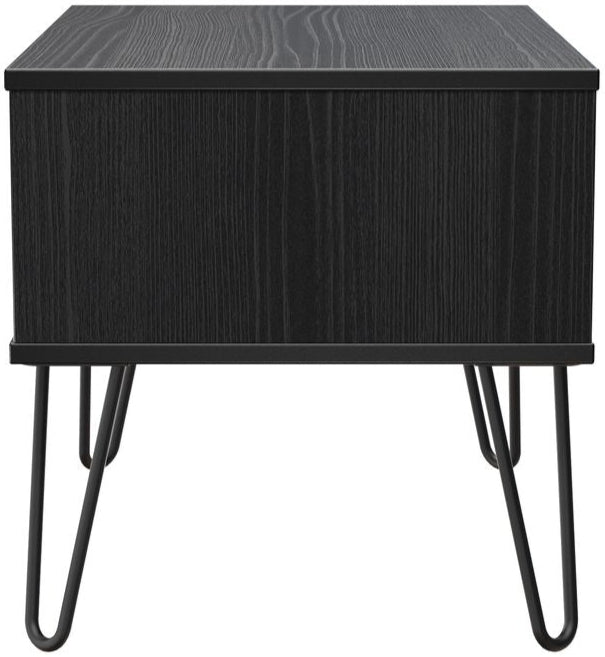 Harlequin 1 Drawer Midi Chest with Black Hairpin Legs