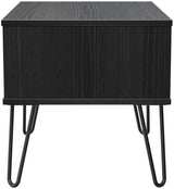 Harlequin 1 Drawer Midi Chest with Black Hairpin Legs