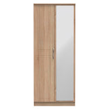 Dorset Mirrored 2 Door Double Wardrobe