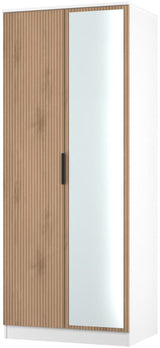 Java Mirrored 2 Door Double Wardrobe
