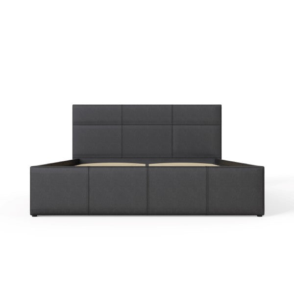 End Lift Ottoman Bed Faux Leather