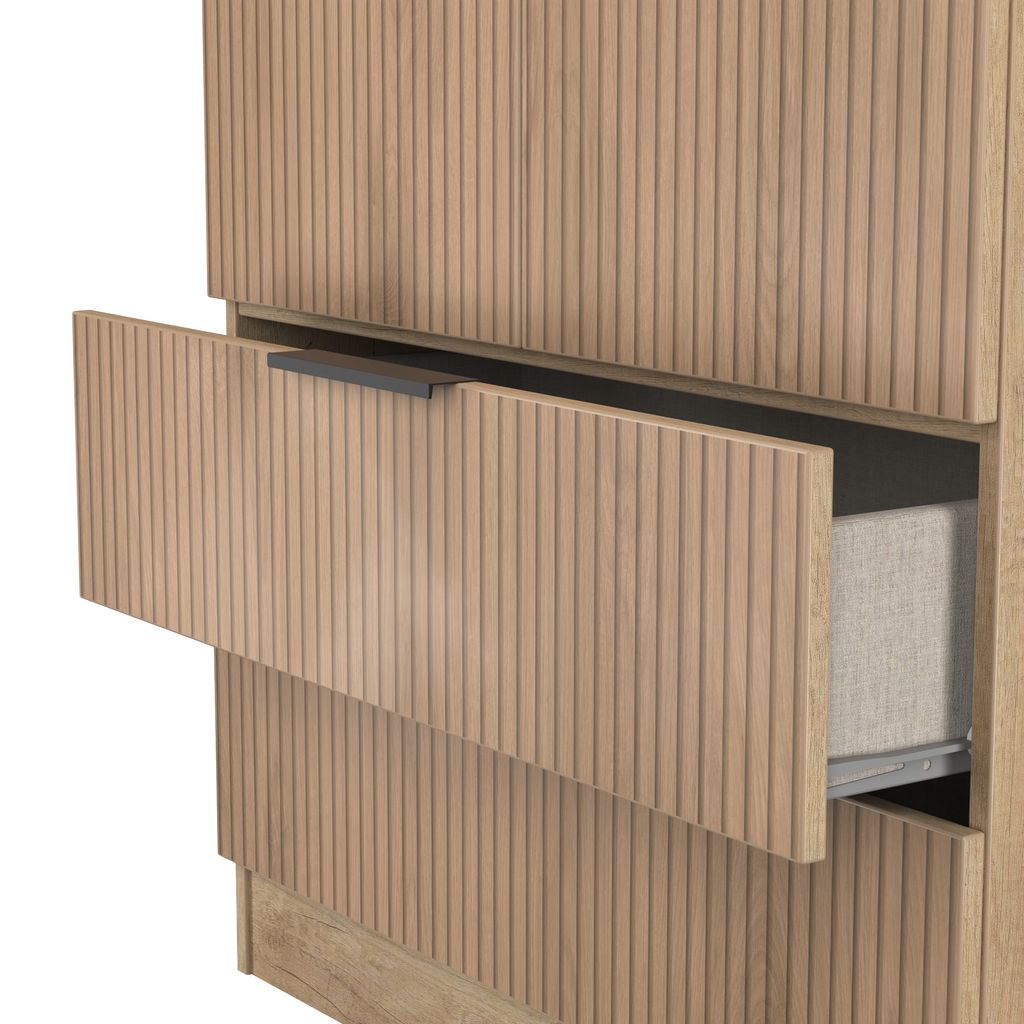 Java Tall 2 Drawer 2 Door Double Wardrobe