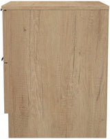Java 2 Drawer Bedside Table