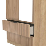 Java Mirrored 2 Drawer 2 Door Double Wardrobe