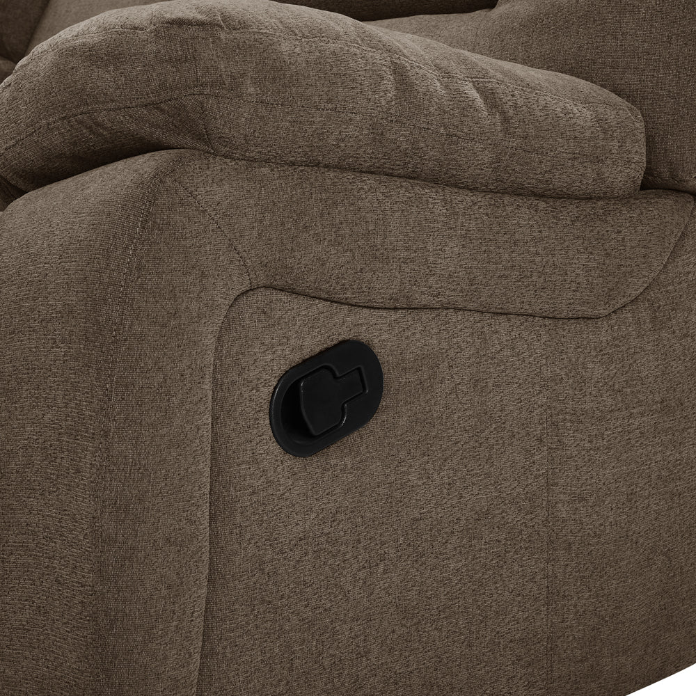 Jake 3 Seater Recliner Sofa with Right Hand Chaise - TGC