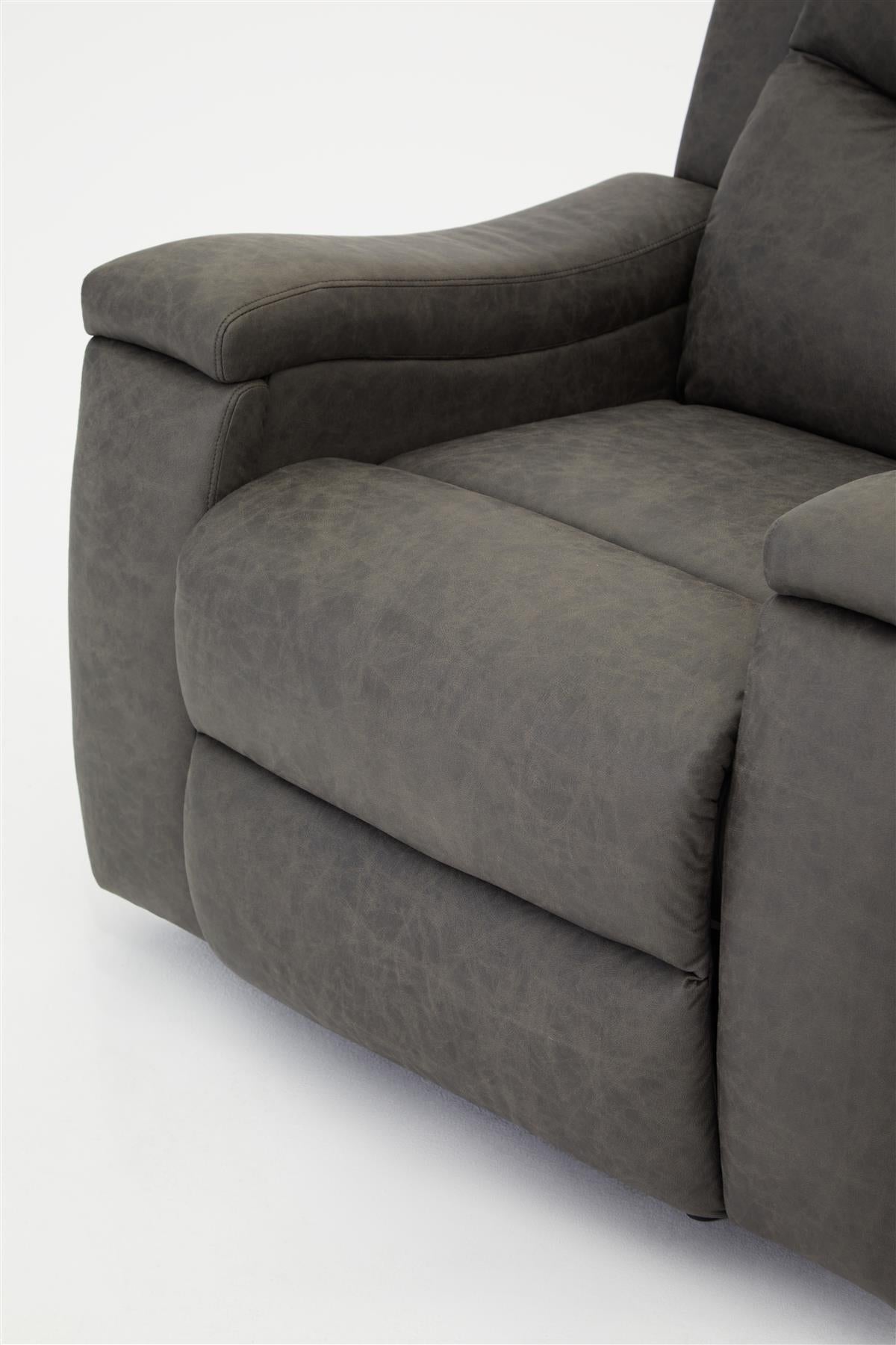 James Air Leather Recliner - TGC