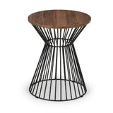 Jersey Round Wire Lamp Table - Julian Bowen