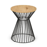 Jersey Round Wire Lamp Table - Julian Bowen