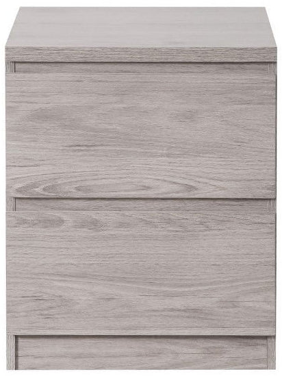 Jupiter 2 Drawer Bedside - Julian Bowen