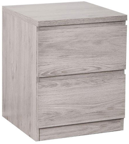 Jupiter 2 Drawer Bedside - Julian Bowen