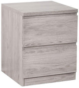 Jupiter 2 Drawer Bedside - Julian Bowen