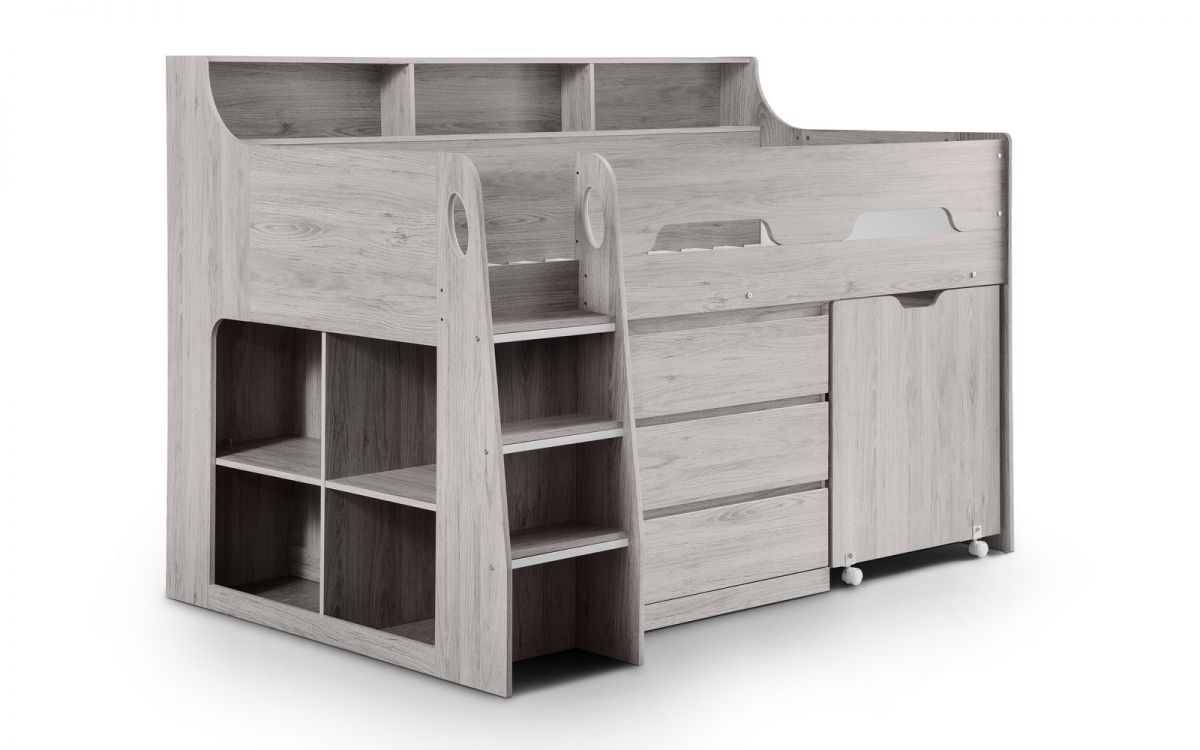 Jupiter Mid Sleeper Bed Frame with Desk