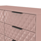 Harlequin 6 Drawer Chest with Black Hairpin Legs