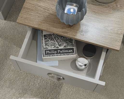 Kendal 1 Drawer Bedside Table - GFW