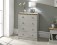 Kendal Cool Grey 2+3 Drawer Chest - GFW