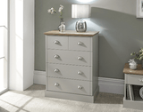 Kendal Cool Grey 2+3 Drawer Chest - GFW