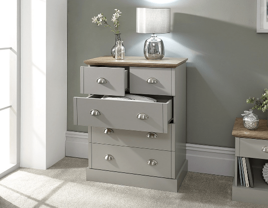 Kendal Cool Grey 2+3 Drawer Chest - GFW