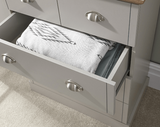 Kendal Cool Grey 2+3 Drawer Chest - GFW