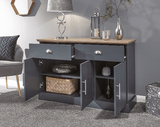 Kendal Large 4 Door 2 Drawer Sideboard - GFW