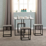 Kent Space Saving Stowaway Dining Set - Seconique