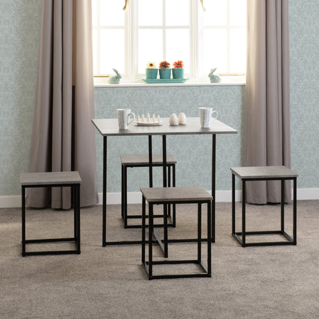 Kent Space Saving Stowaway Dining Set - Seconique