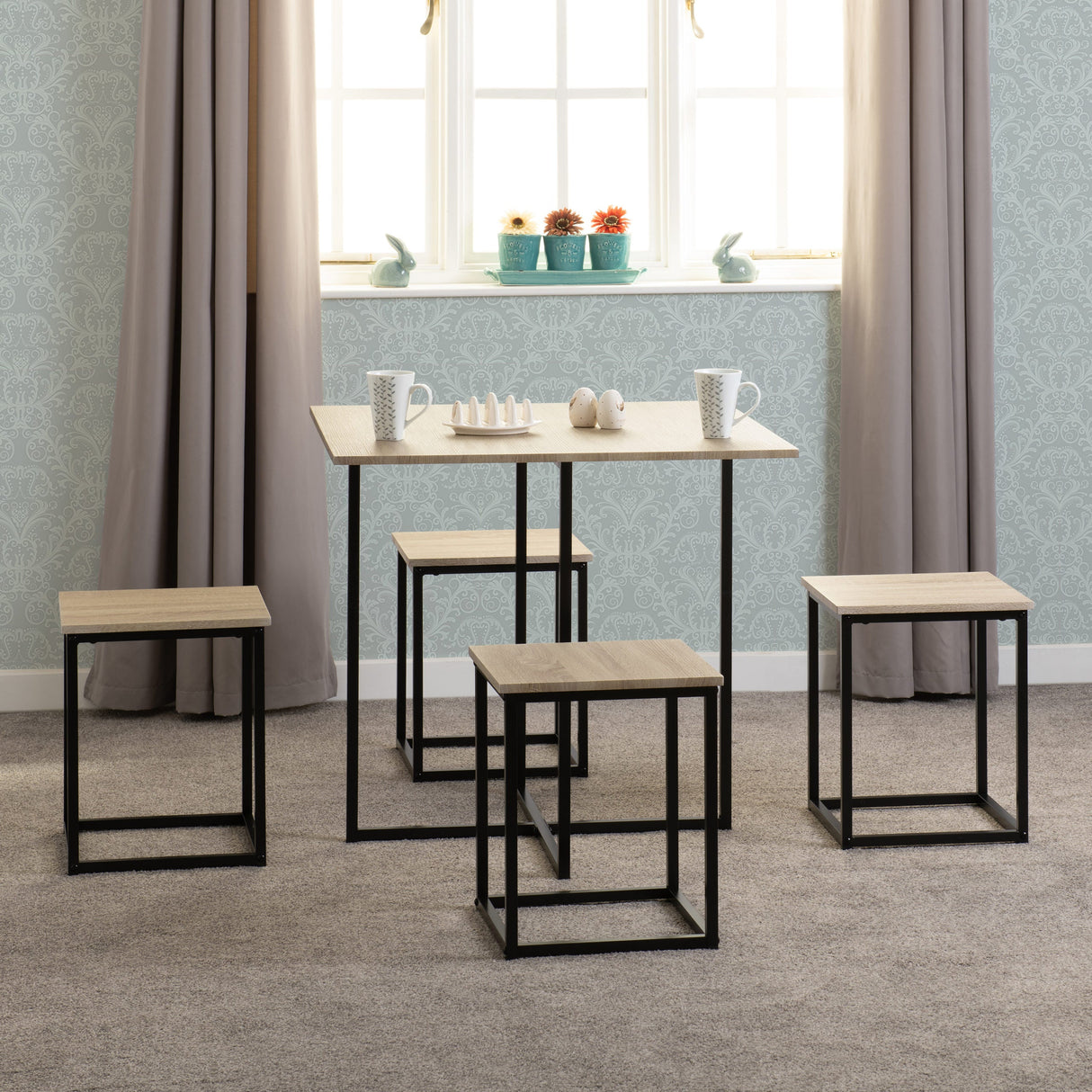 Kent Space Saving Stowaway Dining Set - Seconique