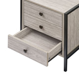 Alva Open Wardrobe with 2 Drawers 3 Piece Bedroom Set