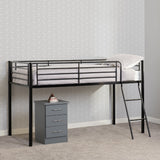 Kora 3ft Single Mid Sleeper Metal Bed Frame - Seconique