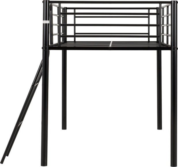 Kora 3ft Single Mid Sleeper Metal Bed Frame - Seconique