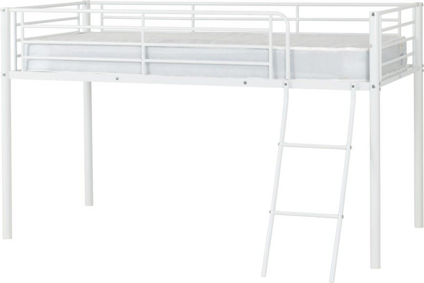 Kora 3ft Single Mid Sleeper Metal Bed Frame - Seconique
