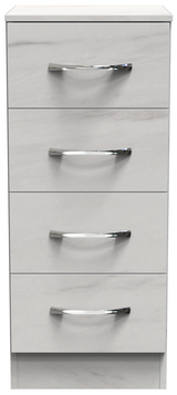 Avon 4 Drawer Bedside Table