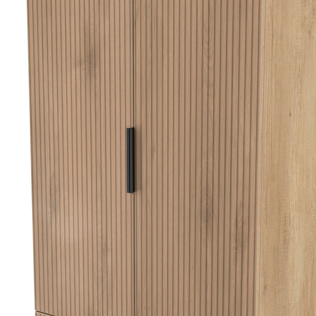 Java 2 Drawer 2 Door Double Wardrobe