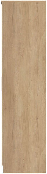 Java Tall Mirrored 2 Drawer 3 Door Triple Wardrobe