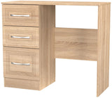 Dorset 3 Drawer Single Pedestal Dressing Table