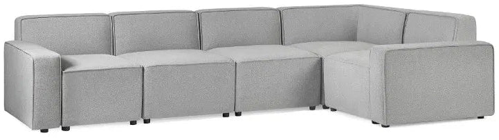 Lago Combination Linen Corner Sofa - Julian Bowen