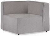 Lago Combination Linen Corner Sofa - Julian Bowen