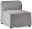 Lago Combination Linen Single Seat Sofa - Julian Bowen