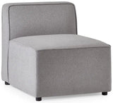 Lago Combination Linen Single Seat Sofa - Julian Bowen