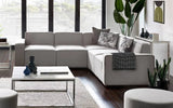 Lago Combination Linen Single Seat Sofa - Julian Bowen