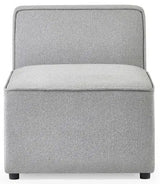 Lago Combination Linen Single Seat Sofa - Julian Bowen