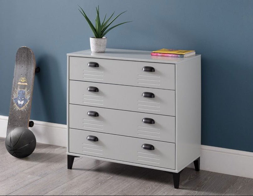 Lakers Locker 4 Drawer Chest - Julian Bowen