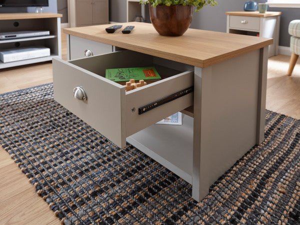 Lancaster 2 Drawer Coffee Table - GFW