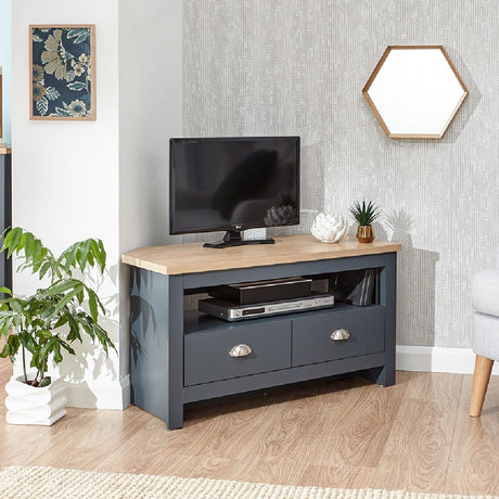 Lancaster 2 Drawer Corner TV Unit - GFW