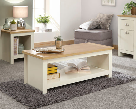 Lancaster Coffee Table with Shelf