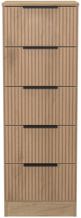 Java 5 Drawer Bedside Table