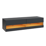 Leon 120cm Wall TV Unit with LED Lighting - GFW
