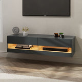 Leon 120cm Wall TV Unit with LED Lighting - GFW
