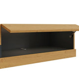Leon 120cm Wall TV Unit with LED Lighting - GFW