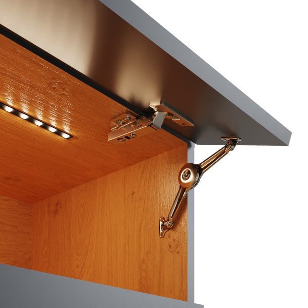 Leon 150cm Wall TV Unit with LED Lighting - GFW