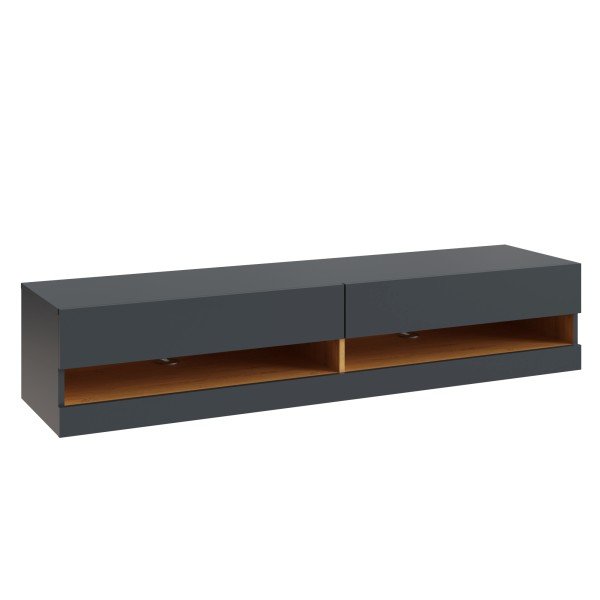 Leon 150cm Wall TV Unit with LED Lighting - GFW